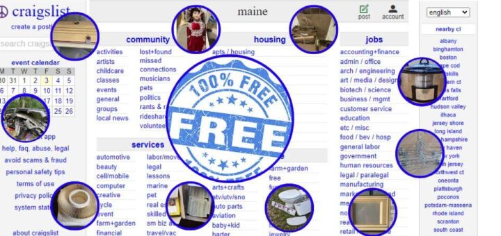 Free Items on Maine Craigslist